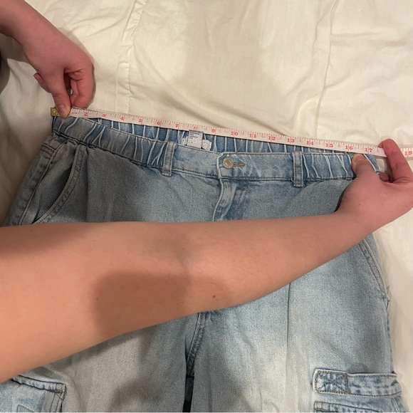 Denim Joggers with Side Pockets from Forever 21 - Picture 12 of 16